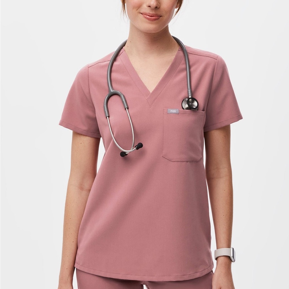 Figs Scrub Set In Mauve